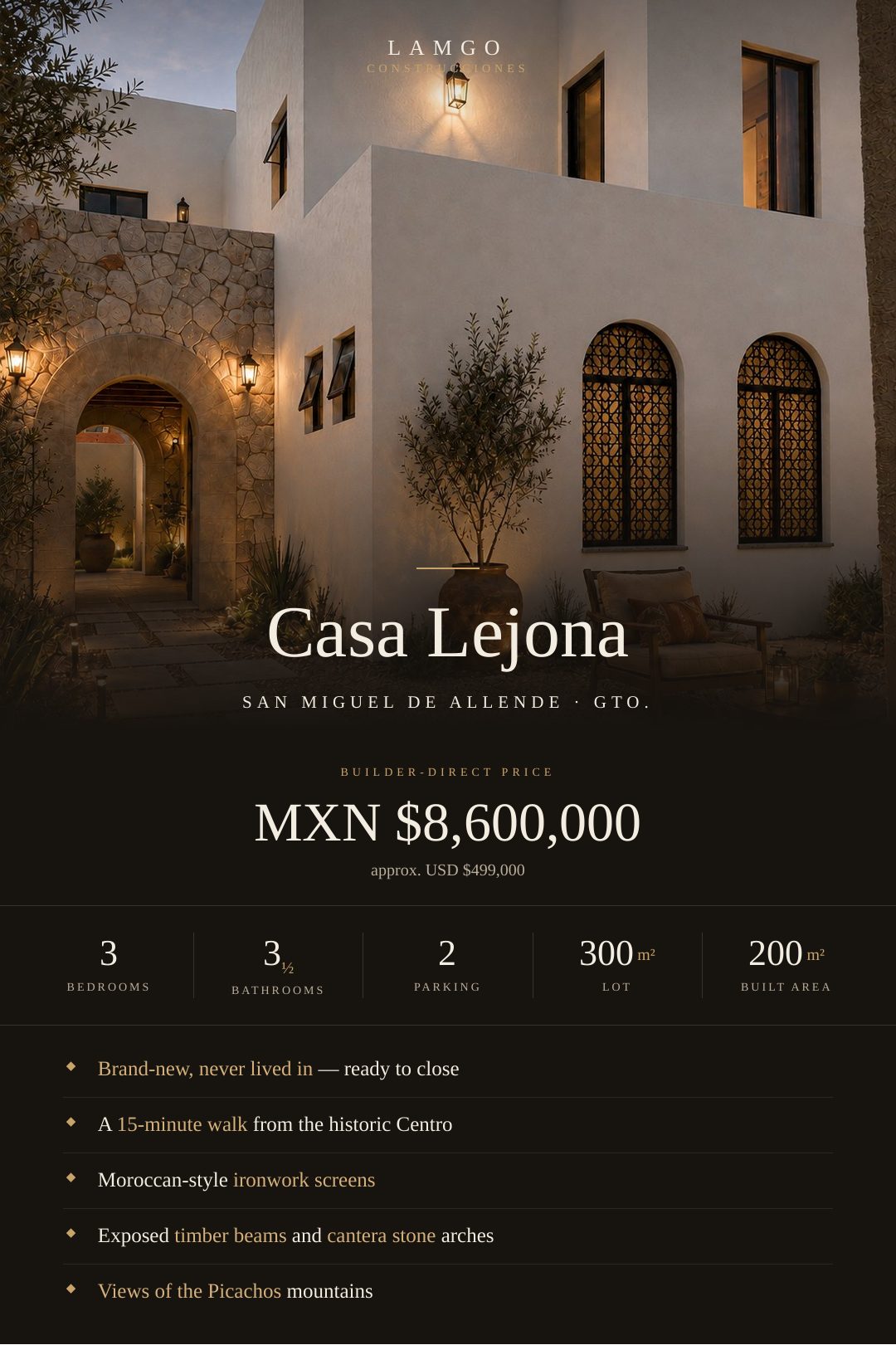 Casa Lejona — page 1